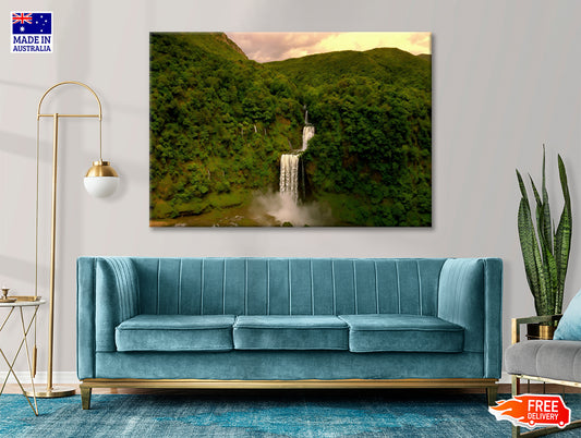 Waterfall in the Forest View Print 100% Australian Made - Bella Home Decor