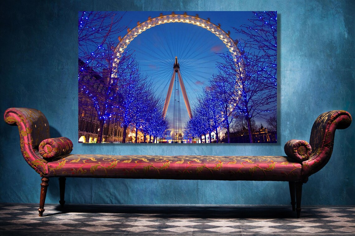 London Eye Cityscape UV Direct Aluminum Print Australian Made Quality