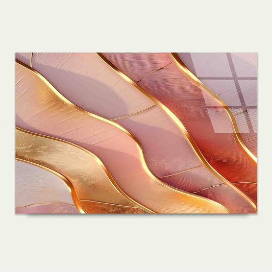 Abstract Fluid Agate Tempered Glass Printing Wall Art Australian Made Quality