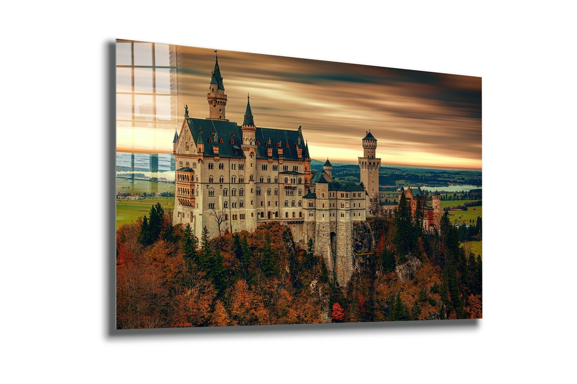 Neuschwanstein Castle UV Direct Aluminum Print Australian Made Quality