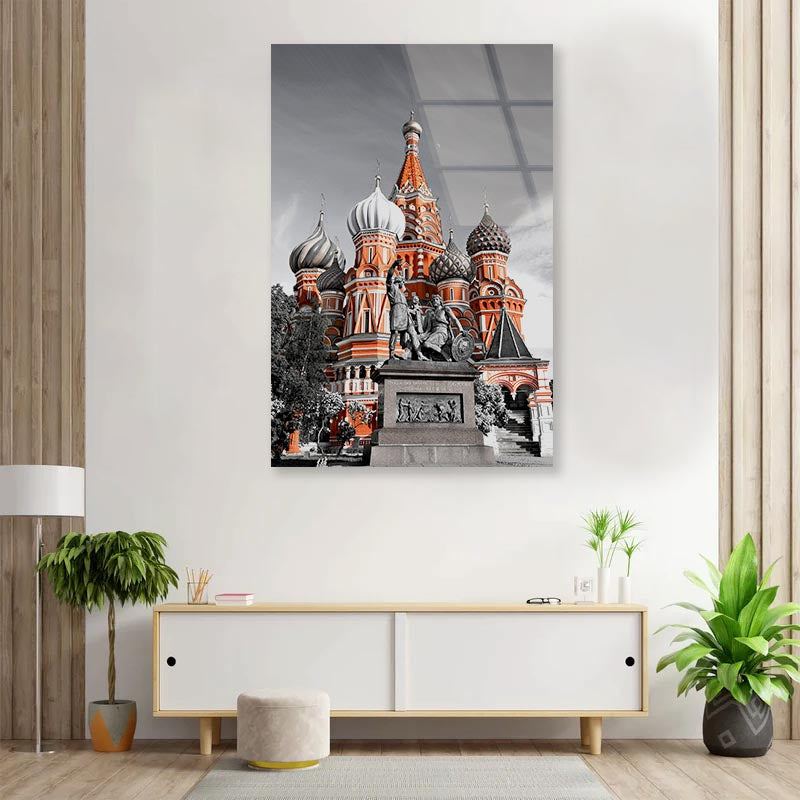 Saint Basil's Cathedral Russia 3D Design Acrylic Glass Print Tempered Glass Wall Art 100% Made in Australia Ready to Hang