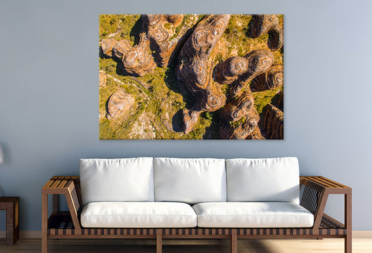 Bungle Bungles Purnululu National Park Scenic Wall Art Decor 100% Australian Made