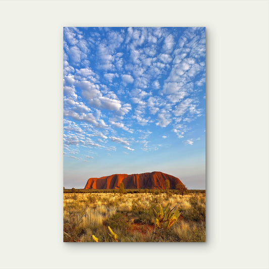 Uluru Ayers Rock Australia 60x90cm Metal Print Ready to Hang