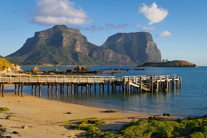 Lord Howe Island NSW Lagoon and Jetty Wall Art Decor 100% Australian Made