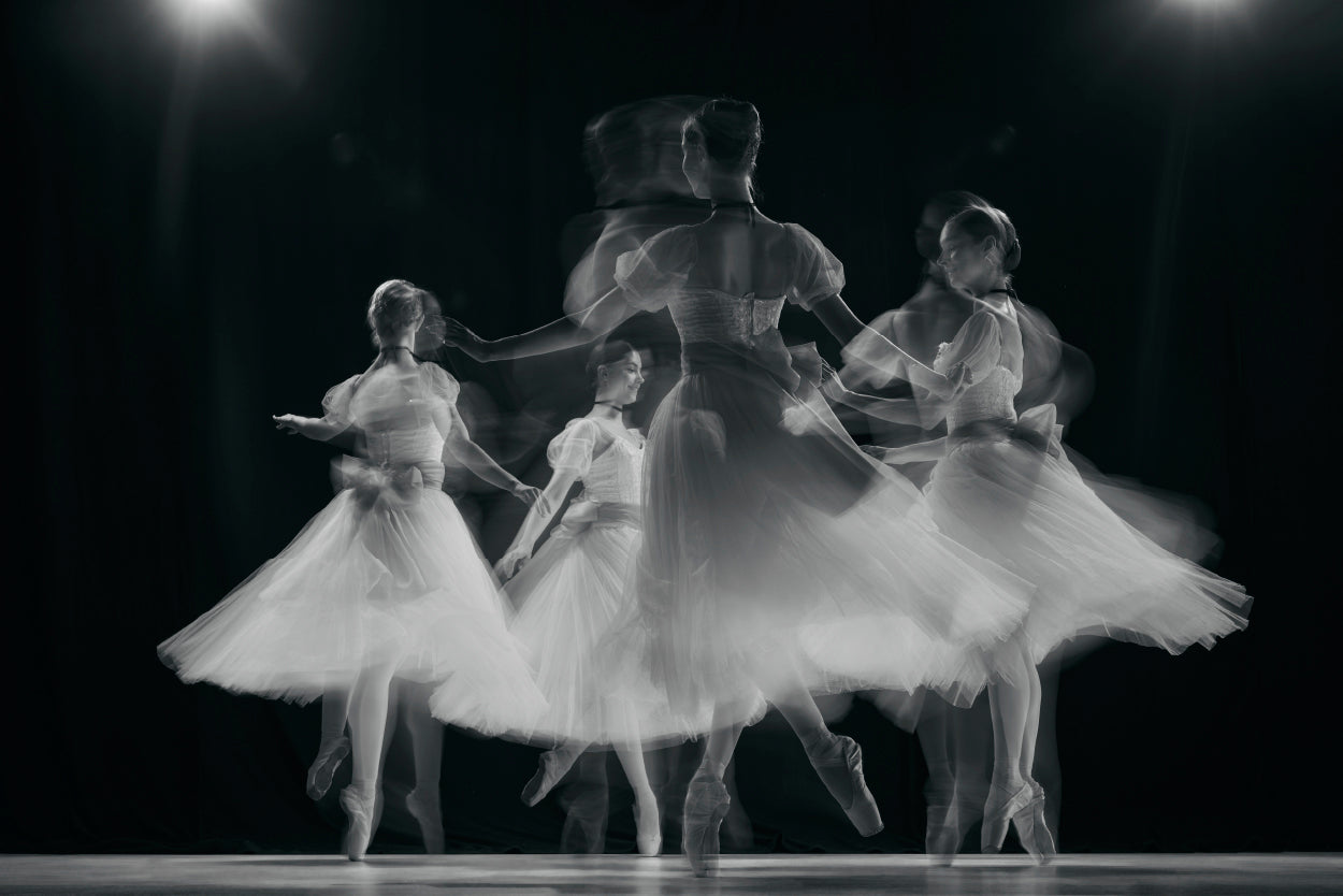Motion Blur Ballet Dancers Wall Art Decor 100% Australian Made - Bella Home Decor