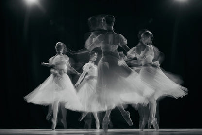 Motion Blur Ballet Dancers Wall Art Decor 100% Australian Made - Bella Home Decor