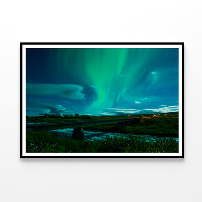 Bridge with River Home Decor Premium Quality Poster Print Choose Your Sizes - Bella Home Decor