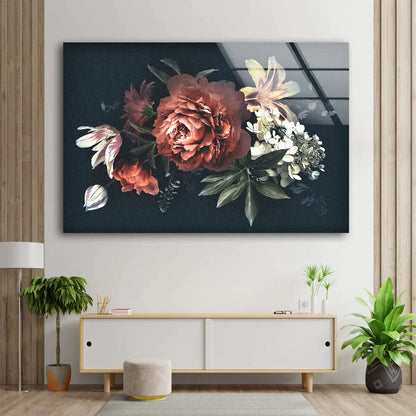 Rose Flowers Bunch View UV Direct Aluminum Print Australian Made Quality