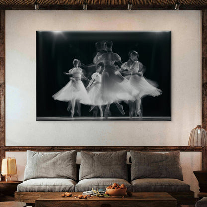 Motion Blur Ballet Dancers Wall Art Decor 100% Australian Made - Bella Home Decor