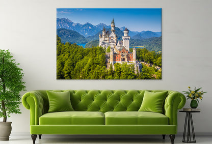 Famous Neuschwanstein Castle view Wall Art Decor 100% Australian Made - Bella Home Decor