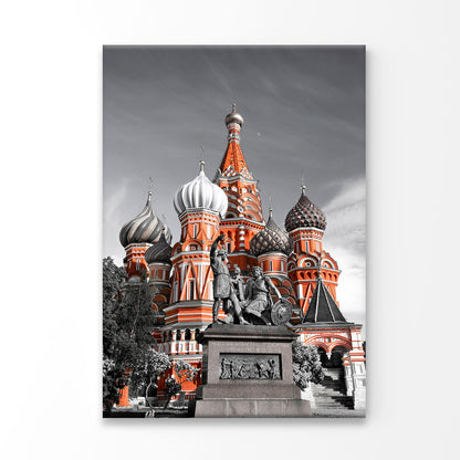 Saint Basil's Cathedral Russia 3D Design Acrylic Glass Print Tempered Glass Wall Art 100% Made in Australia Ready to Hang