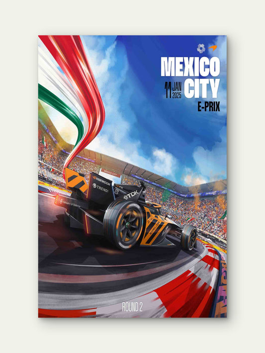 Stadium Racing Circuit 40x60cm Metal Print Ready to Hang