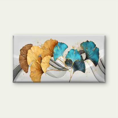 Ginkgo Leaves in Various Colors Wall Art Canvas Office Home Room Framed 120x60cm - Bella Home Decor