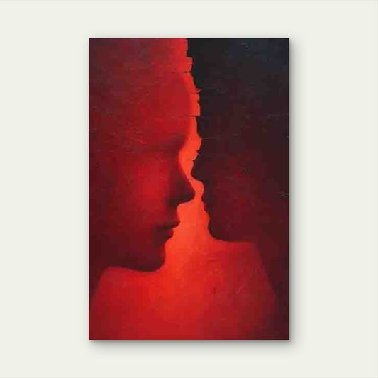 Modern Surreal Figurative 40x60cm Metal Print Ready to Hang