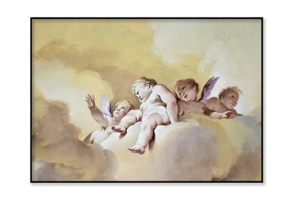 Great Fresco of Some Beautiful Angels Home Decor Premium Quality Poster Print Choose Your Sizes - Bella Home Decor