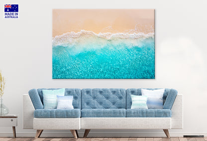 Stunning Summer Sandy Beach Golden Sand Wall Art Decor 100% Australian Made