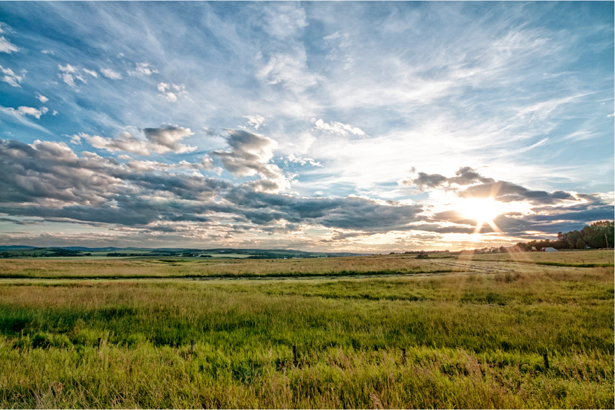 Dusk on the Prairie Home Decor Premium Quality Poster Print Choose Your Sizes