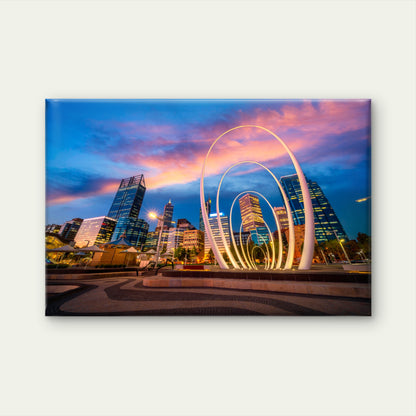 Elizabeth Quay Park Perth City Wall Art Decor 100% Australian Made