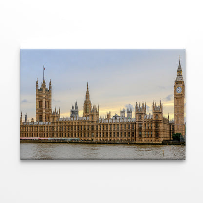 Big Ben with Beautiful Sky In UK Print 100% Australian Made - Bella Home Decor