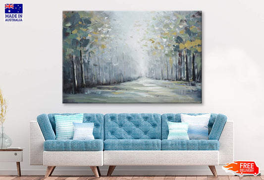 Scenery Woods, Forest Paths, Beauty Wall Art Limited Edition High Quality Print