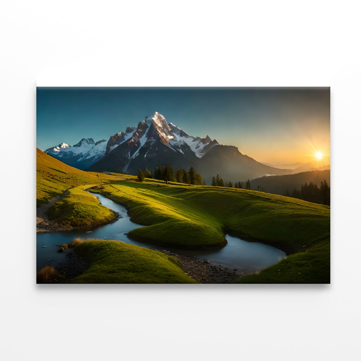 Sunrise over the Mountains Print 100% Australian Made - Bella Home Decor