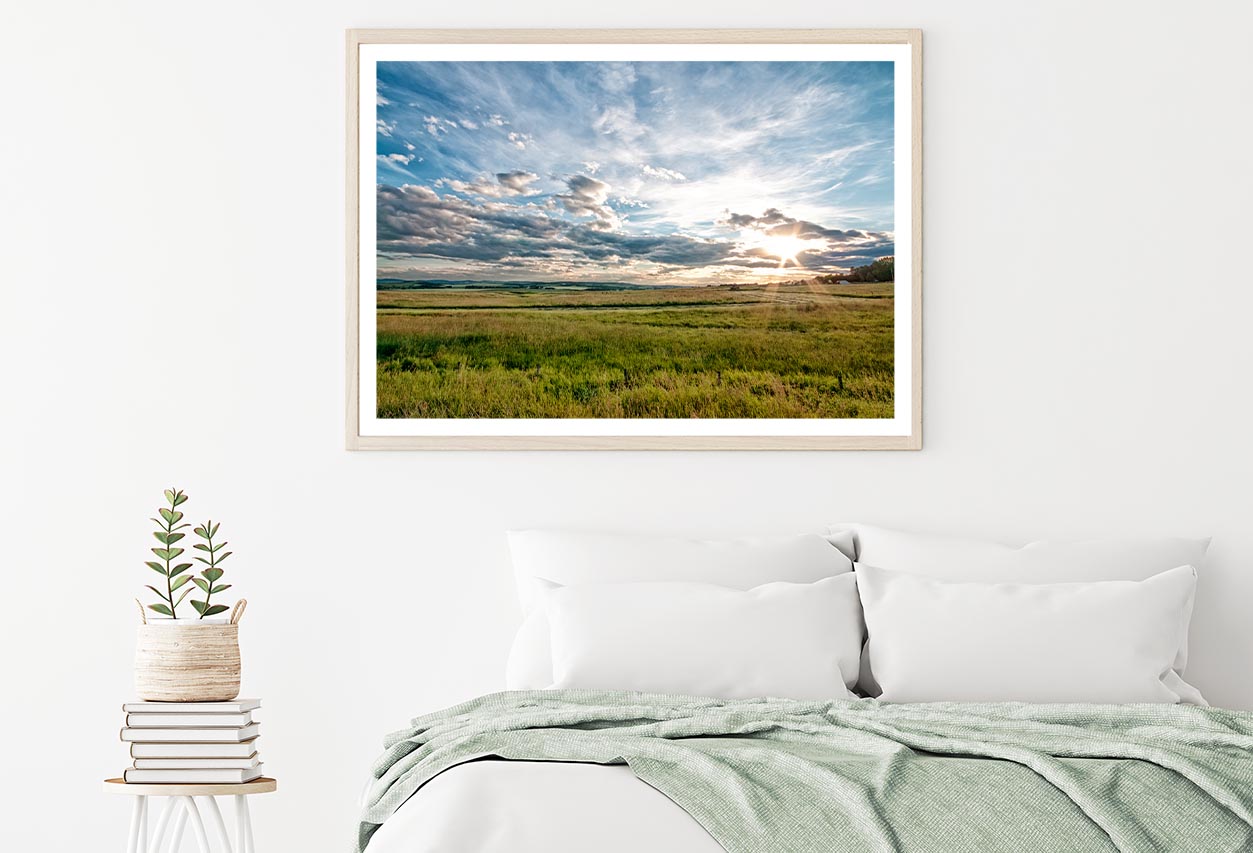 Dusk on the Prairie Home Decor Premium Quality Poster Print Choose Your Sizes