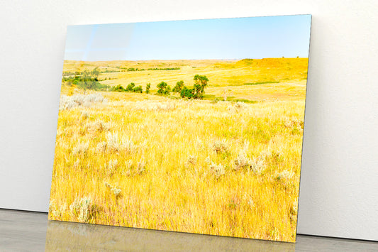 Missouri National Grassland in North Dakota Acrylic Glass Print Tempered Glass Wall Art 100% Made in Australia Ready to Hang