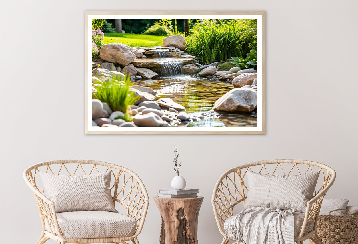 Architecture with Water Features Home Decor Premium Quality Poster Print Choose Your Sizes - Bella Home Decor