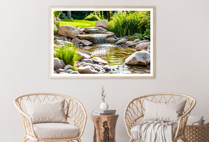 Architecture with Water Features Home Decor Premium Quality Poster Print Choose Your Sizes - Bella Home Decor