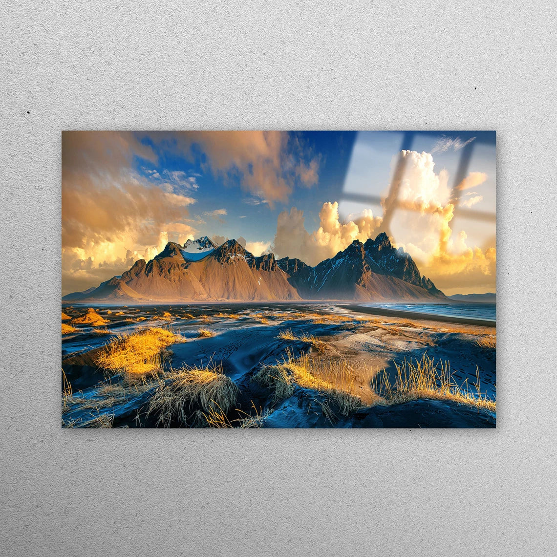 Mountain View Wall Art Acrylic Glass Print Tempered Glass Wall Art 100% Made in Australia Ready to Hang