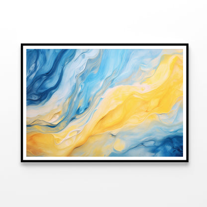 Abstract Marble Oil Paint Home Decor Premium Quality Poster Print Choose Your Sizes