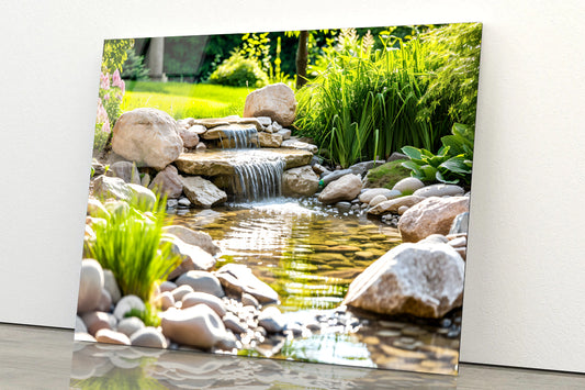 Architecture with Water Features Acrylic Glass Print Tempered Glass Wall Art 100% Made in Australia Ready to Hang