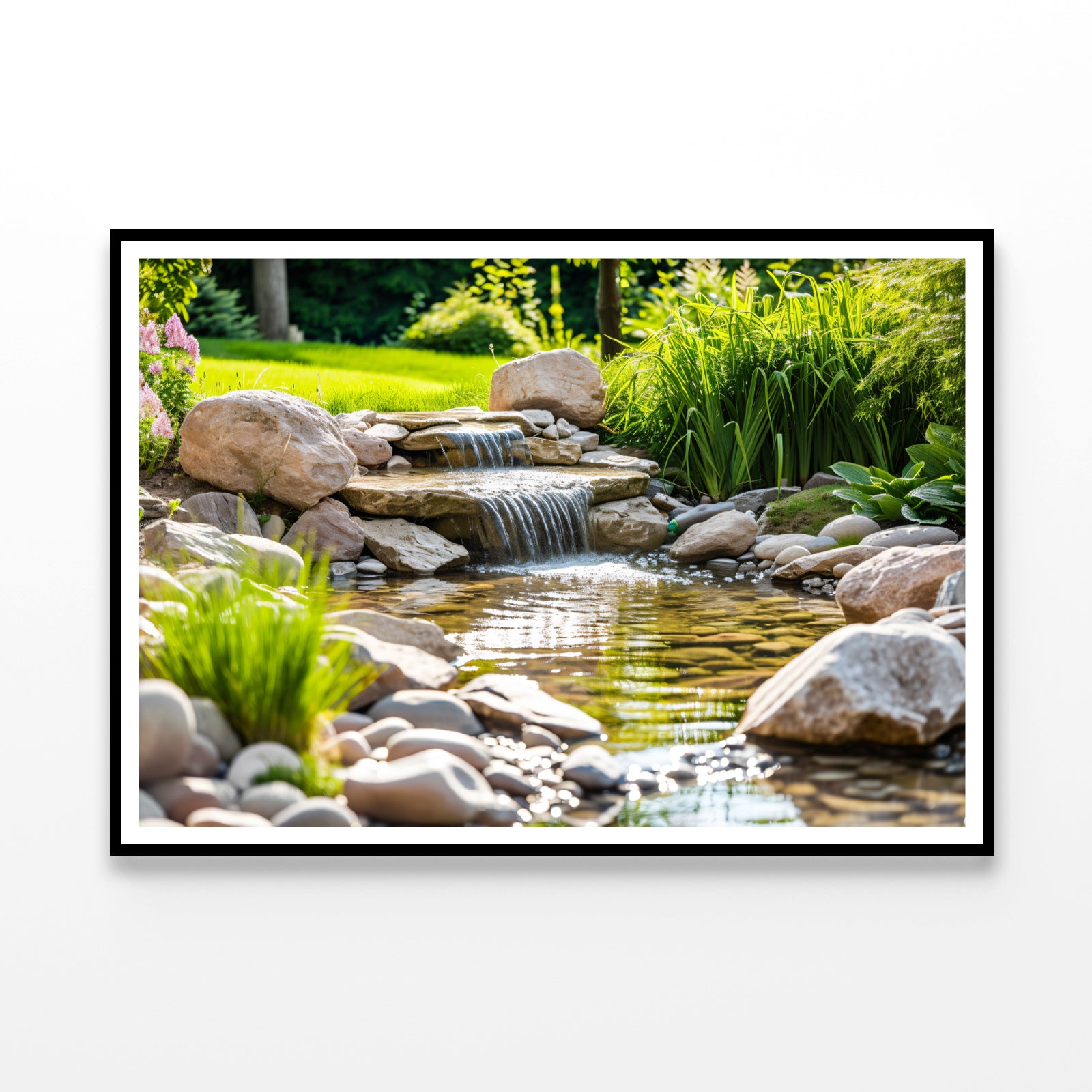Architecture with Water Features Home Decor Premium Quality Poster Print Choose Your Sizes - Bella Home Decor