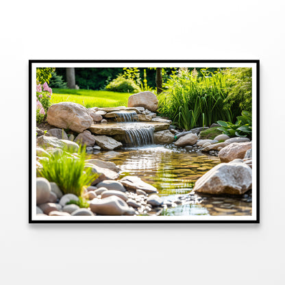 Architecture with Water Features Home Decor Premium Quality Poster Print Choose Your Sizes - Bella Home Decor
