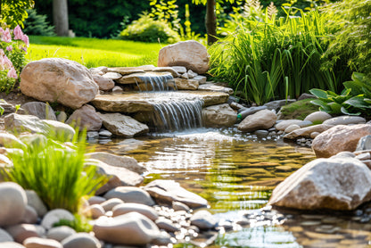Architecture with Water Features Home Decor Premium Quality Poster Print Choose Your Sizes - Bella Home Decor