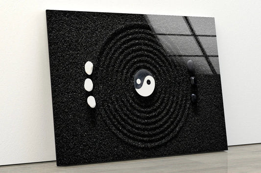 Black Sand Art Design UV Direct Aluminum Print Australian Made Quality
