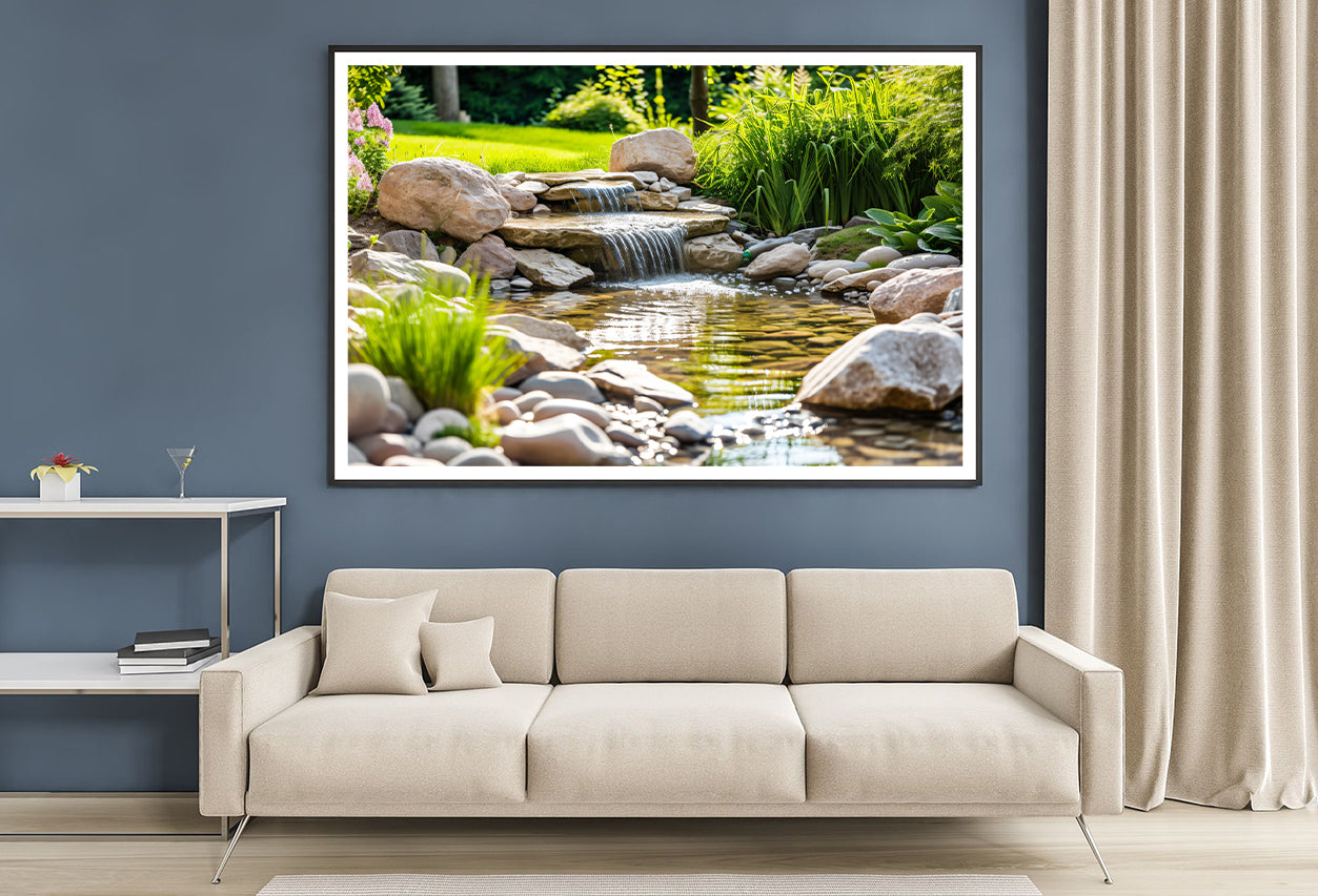 Architecture with Water Features Home Decor Premium Quality Poster Print Choose Your Sizes - Bella Home Decor