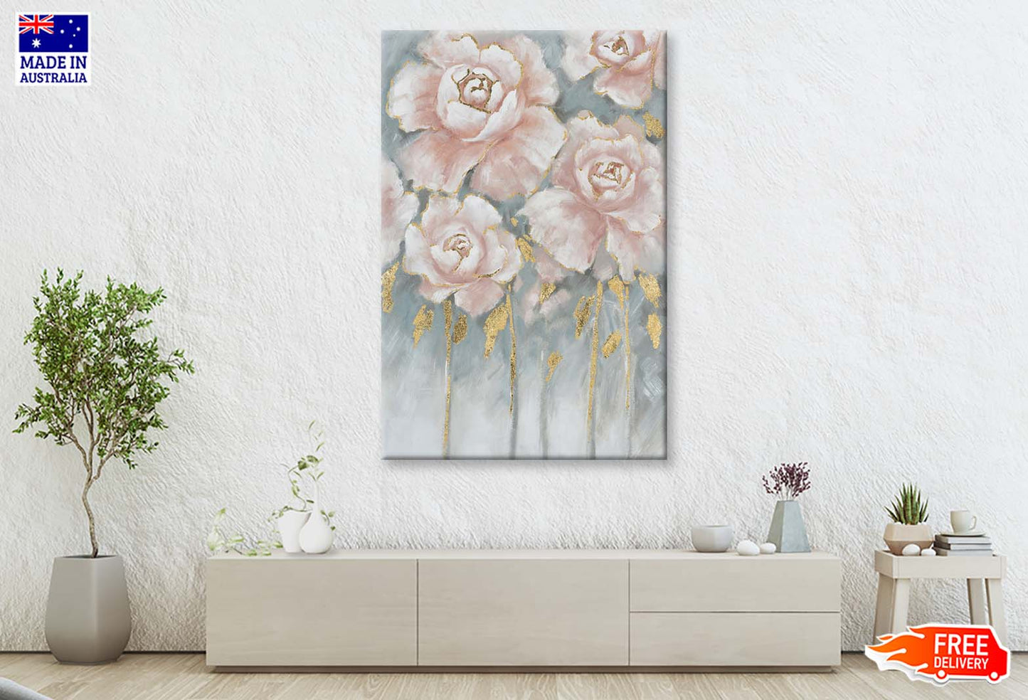 A Piece of Blooming Flowers Wall Art Limited Edition High Quality Print