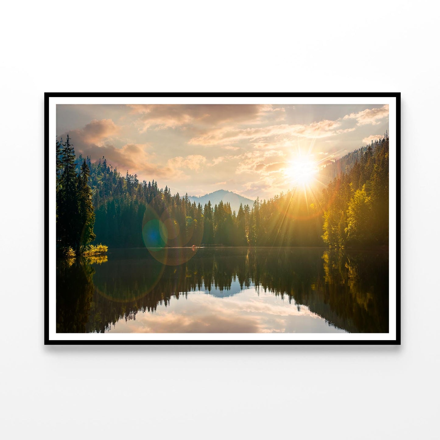 Peaceful Green Outdoor Environment with Lake Home Decor Premium Quality Poster Print Choose Your Sizes