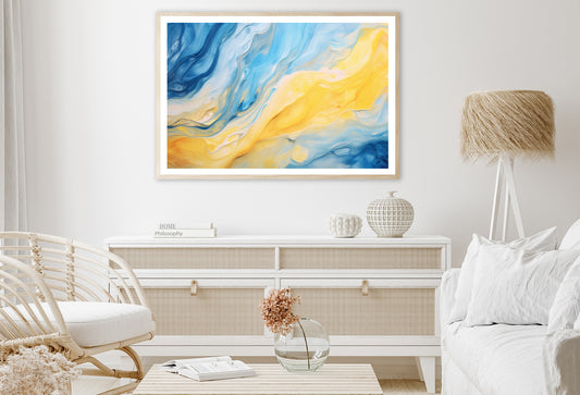 Abstract Marble Oil Paint Home Decor Premium Quality Poster Print Choose Your Sizes