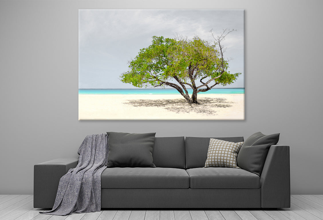 Tree in Beach Print 100% Australian Made