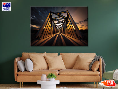 Evening Light, Metal Bridge Print 100% Australian Made - Bella Home Decor