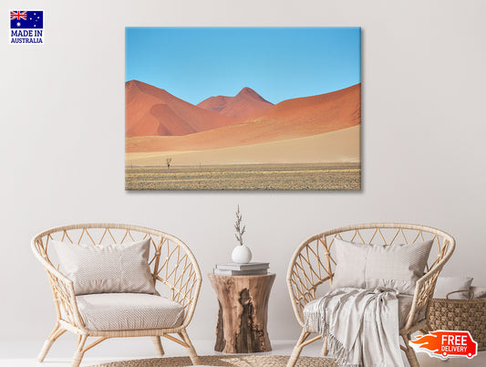 Hills, Sky in Namibia, Africa Print 100% Australian Made - Bella Home Decor