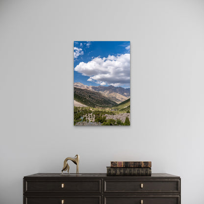 Tajikistan Fann Mountains Nature Vista 40x60cm Metal Print Ready to Hang