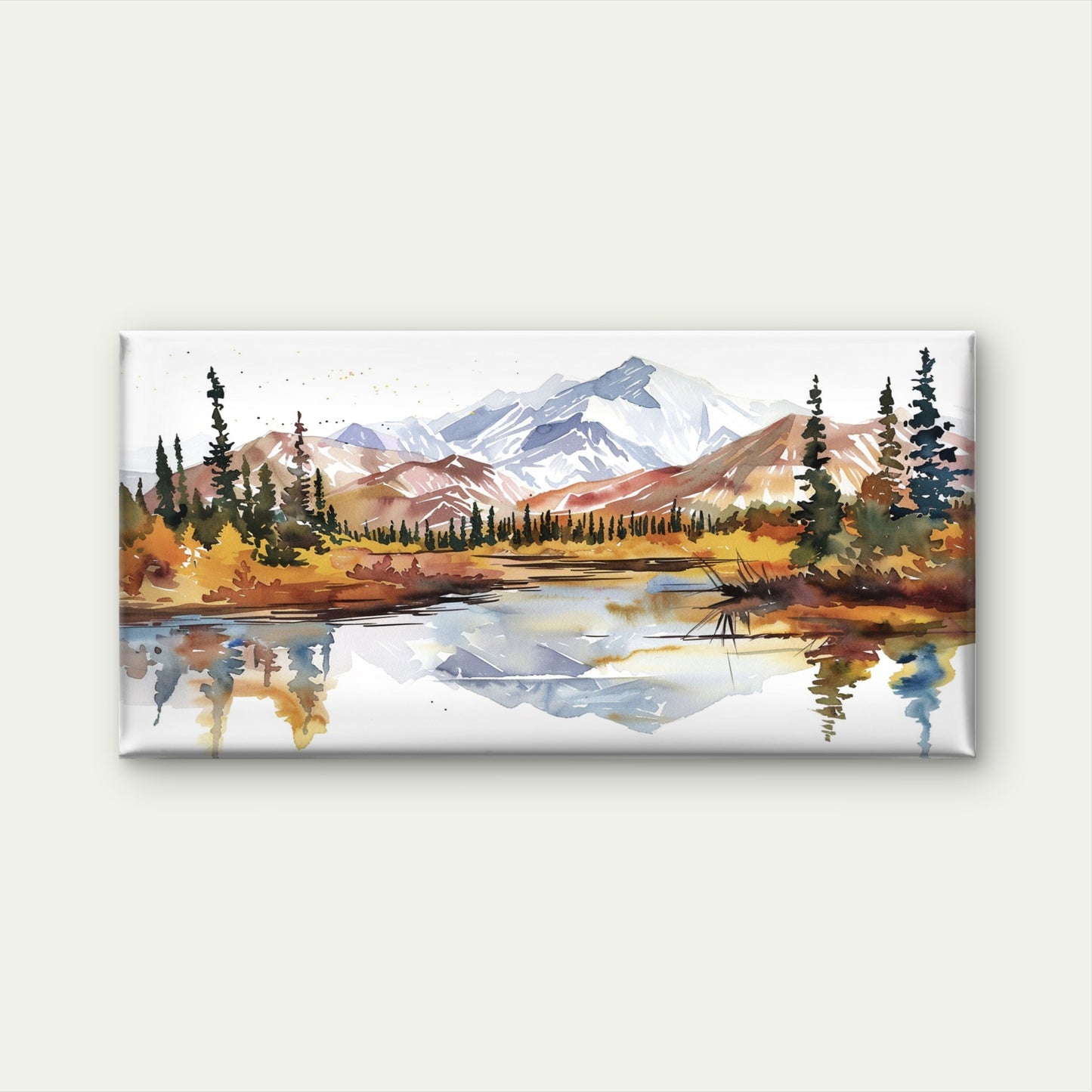 Rustic Wilderness Scenery Wall Art Canvas Office Home Room Framed 120x60cm