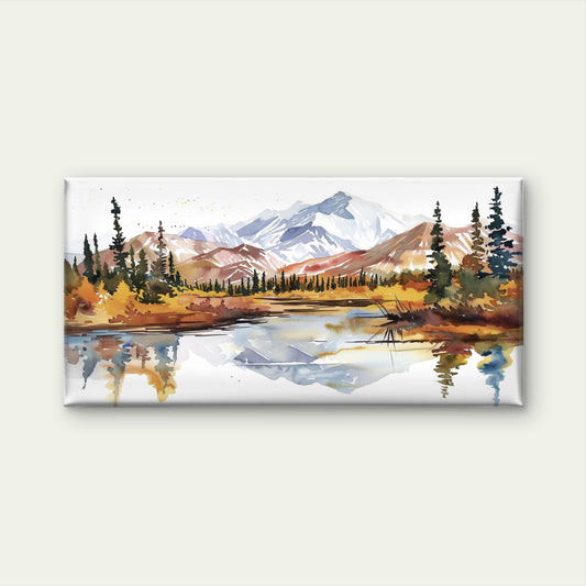 Rustic Wilderness Scenery Wall Art Canvas Office Home Room Framed 120x60cm