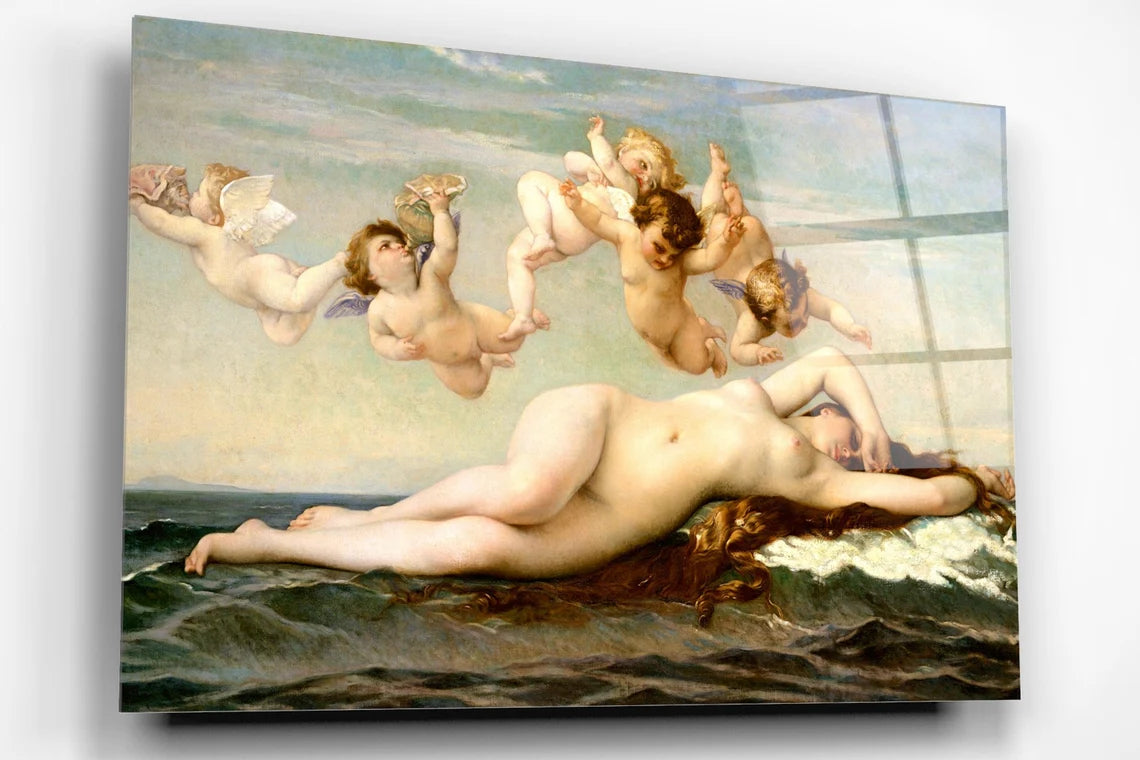 Alexandre Cabanel, The Birth Of Venus Acrylic Glass Print Tempered Glass Wall Art 100% Made in Australia Ready to Hang