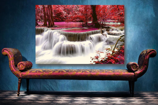 Thailand Forest Waterfall UV Direct Aluminum Print Australian Made Quality