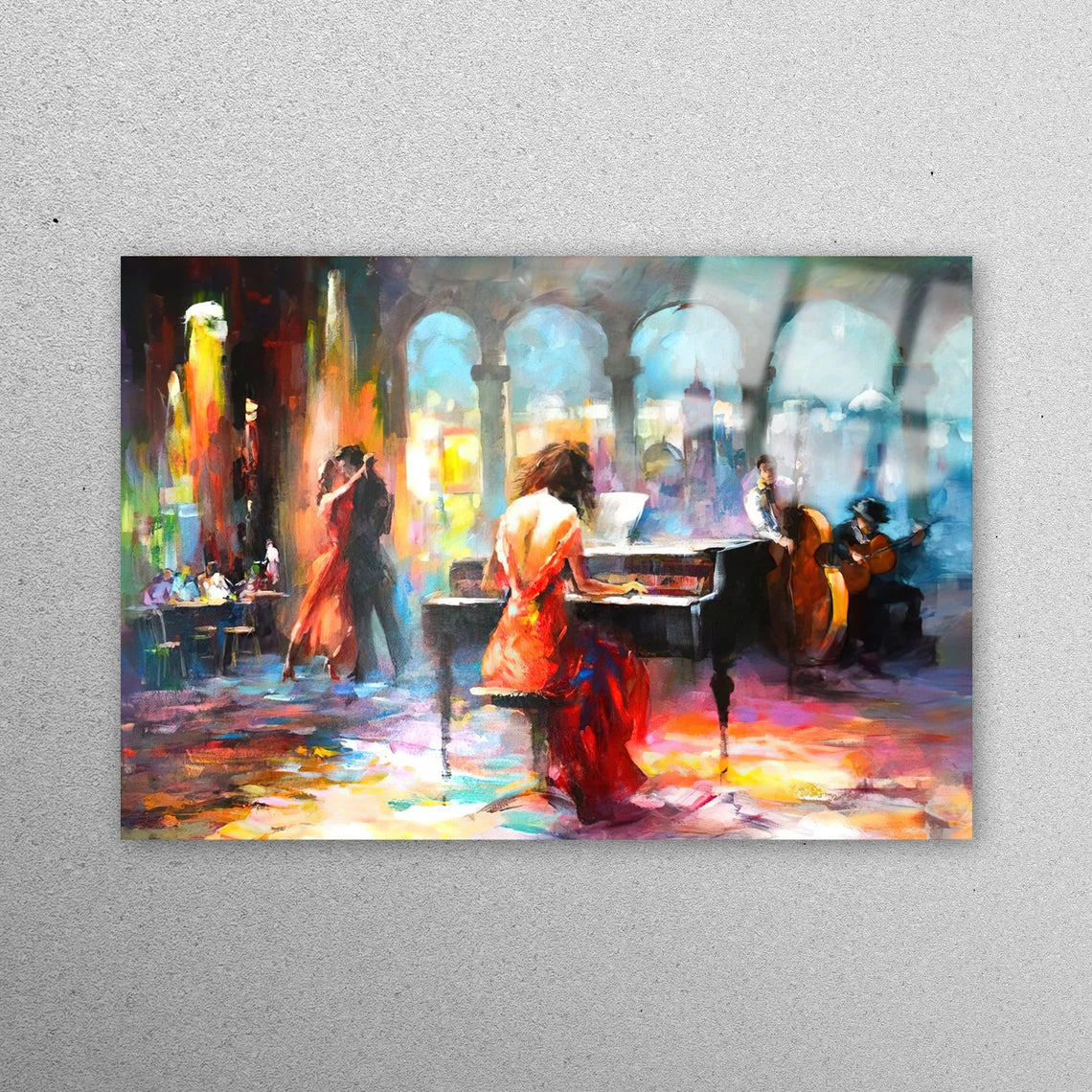 Haenraets Willem, Abstract Acrylic Glass Print Tempered Glass Wall Art 100% Made in Australia Ready to Hang