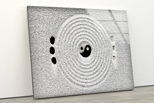 White Sand Art Design UV Direct Aluminum Print Australian Made Quality